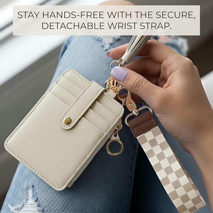 Stylish Wristlet Keychain Wallet - Image 7