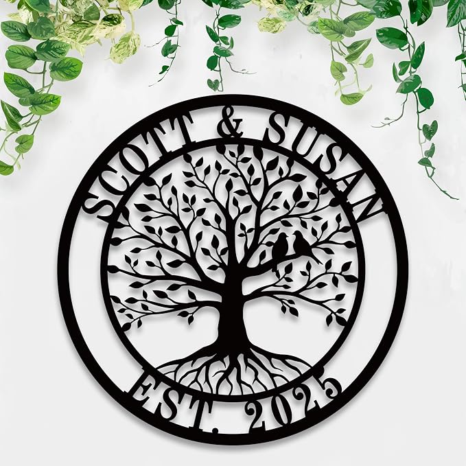 Personalized Tree of Life Metal Sign, Custom Metal Signs, Tree of Life by HZYCYYFC