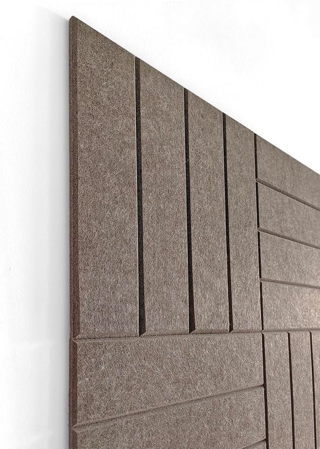 DECORITA Felt Bulletin Board Tiles | Modern Cork Board Alternative | Large Cork - Image 2