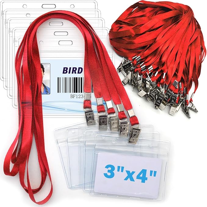 4x3 Name Tags Badge Holder by BirdFiy