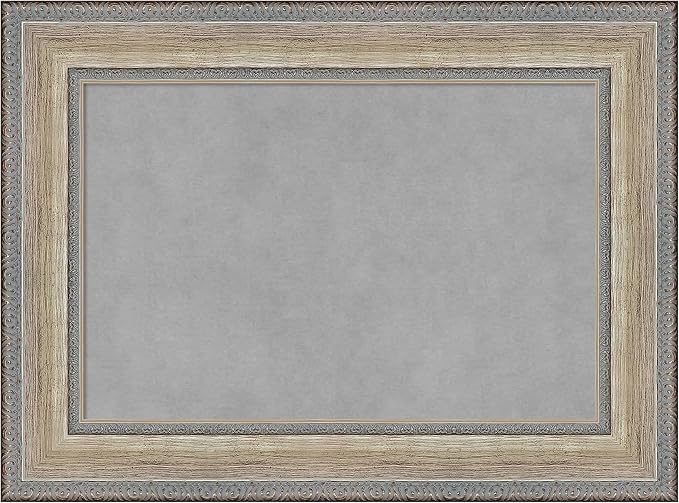 Amanti Art Silver Framed Magnetic Board 17x23 Small Vision Board by AmantiArt