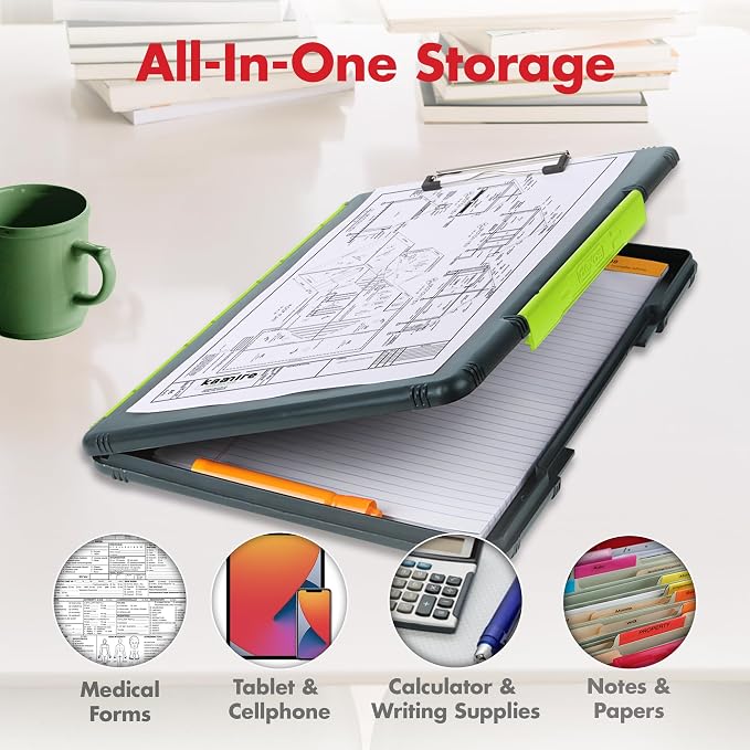 Dexas Legal Size XL Slimcase 2 Storage Clipboard, 15.5" x 10.5" - Image 6