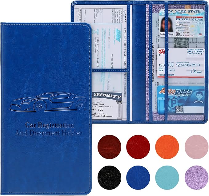 Car Registration and Insurance Card Holder by Unknown