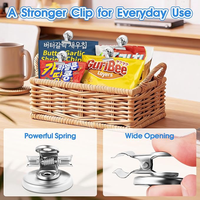 Grtard 20 Pack Magnetic Clips Heavy Duty, Magnet Clips - Image 7