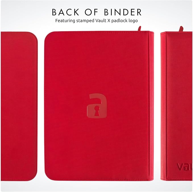 Vault X 9 Pocket Zip Binder, 360 Cards, Exo-Tec Material, 20 Side-Loading Pages - Image 9