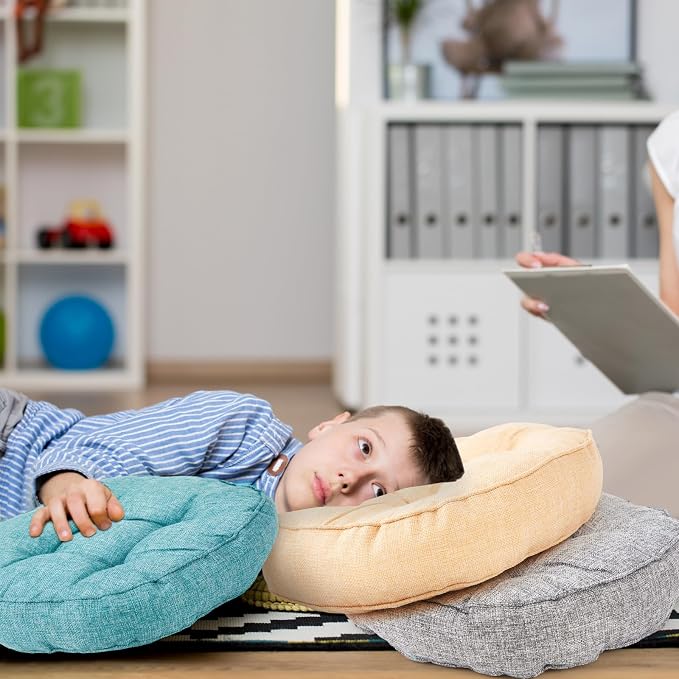 Juexica 8 Pcs Floor Cushions for Kids Floor Pillows Flexible Seating Cushions - Image 5