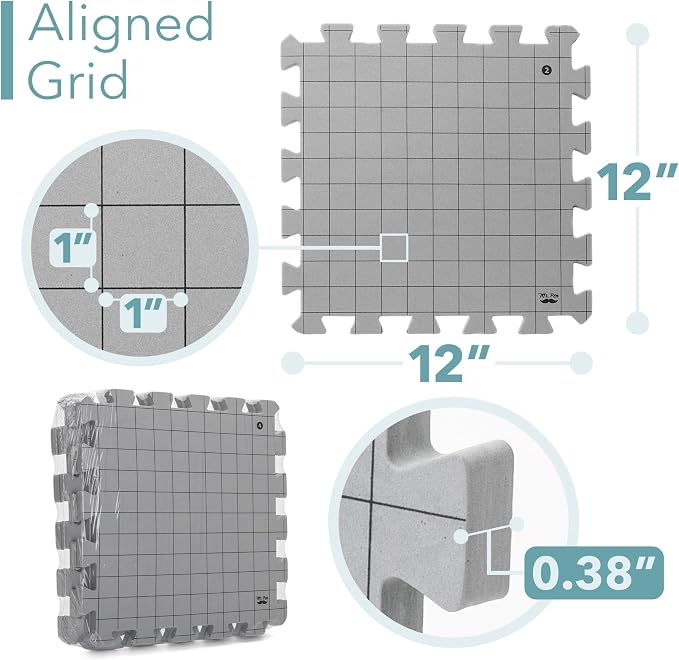Mr. Pen- Interlocking Blocking Mats, 12” x 12”, 4 Pack - Image 4