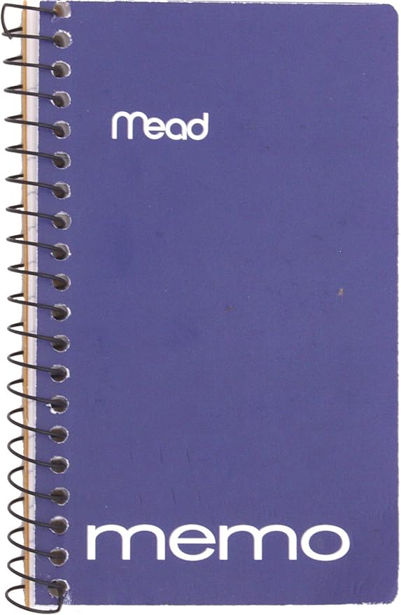 Mead Spiral Memo Notebook, 8 Pack, Pocket Notebook, College Ruled Paper - Image 2