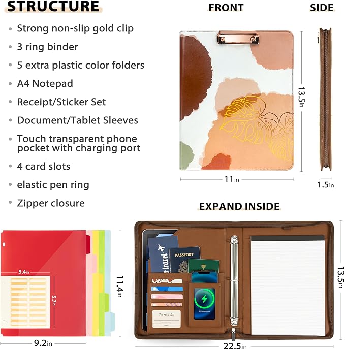 Ospelelf Leather Clipboard - Image 2