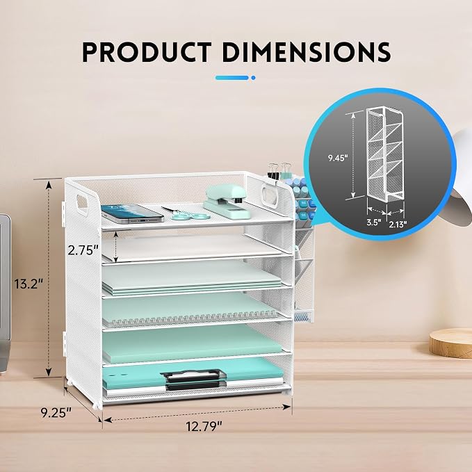 SUPEASY 6 Tier Paper Organizer - Image 6
