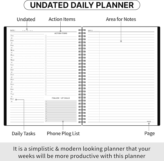 Daily Planner Undated - Image 3