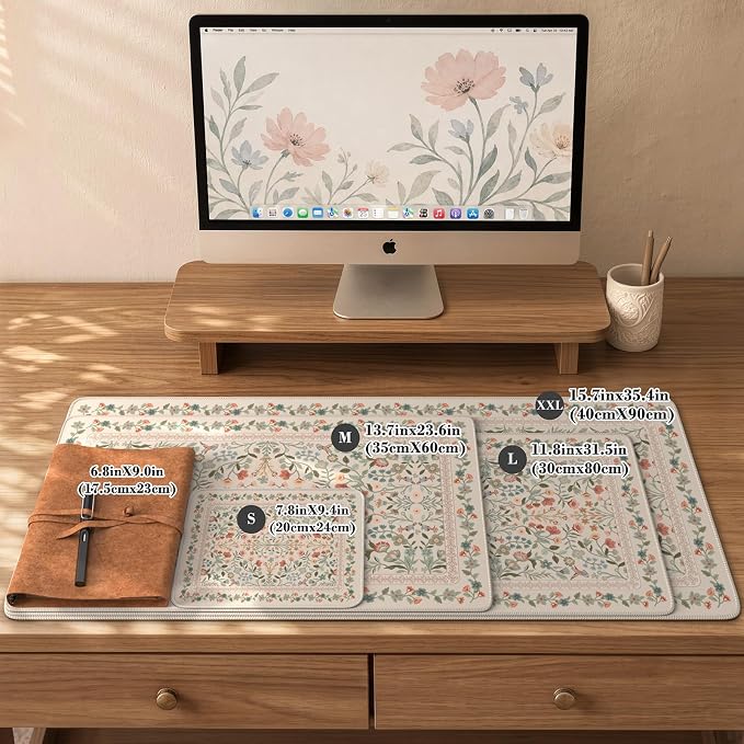 iCasso Aesthetic Flower Mouse pad - Image 2