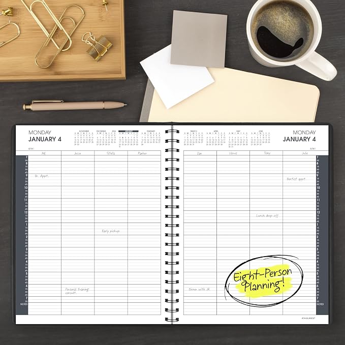 AT-A-GLANCE 2027 Appointment Book Planner, Daily Group Planner, 8.5" x 11" - Image 2