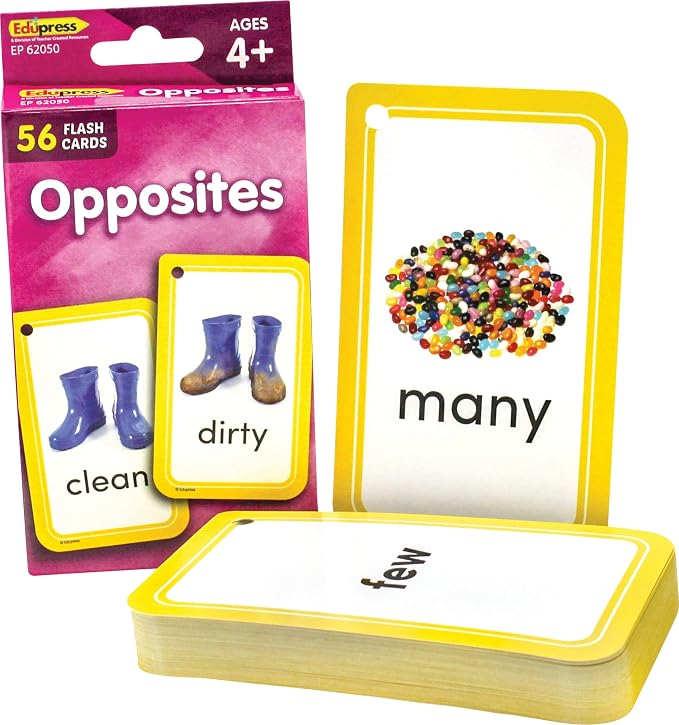 Teacher Created Resources Opposites Flash Cards by TeacherCreatedResourcesOS