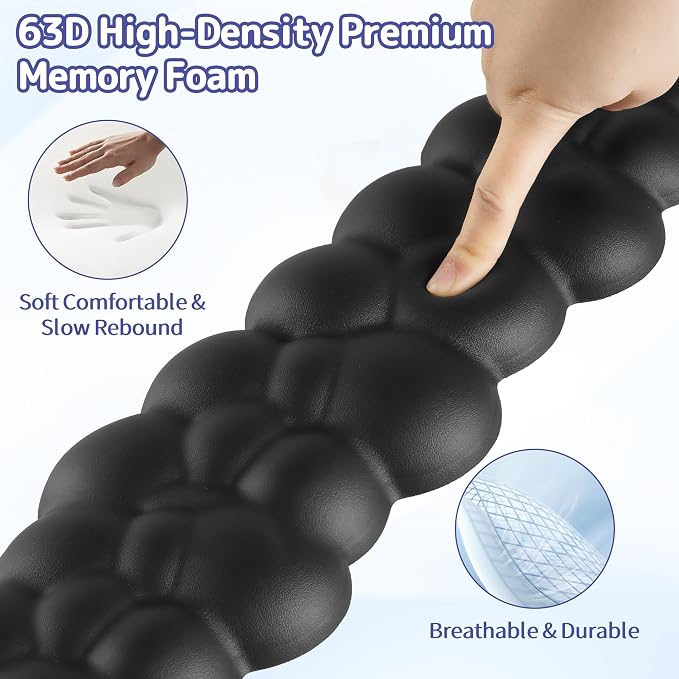 Sushret Cloud Wrist Rest Keyboard, Cloud Keyboard Wrist Pad Set - Image 4