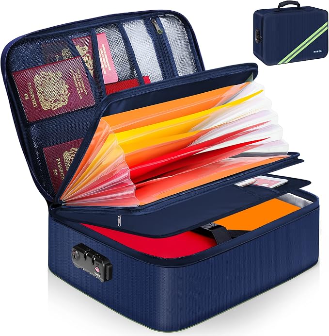 Noiposi Fireproof Document Box by Noiposi