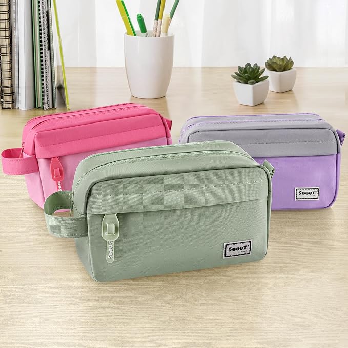 Sooez Original High Capacity Pencil Case, Big Pencil Bag Pouch Box Organizer - Image 5