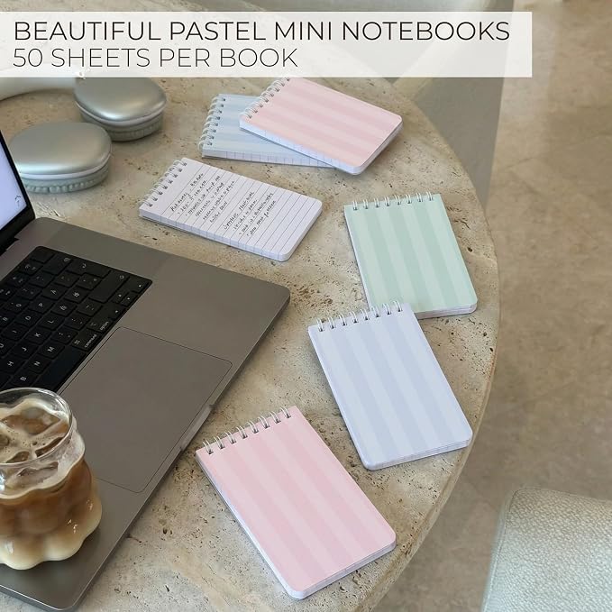 ZICOTO Aesthetic Pocket Notebooks Set Of 8 - Image 3
