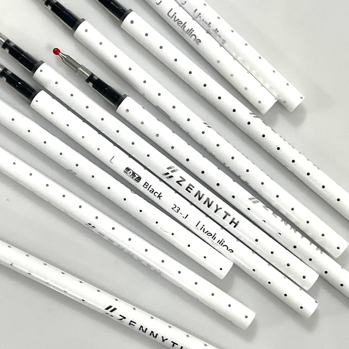 sencoo 10 Pack 0.7 mm Black Gel Ink Pen Replace Refills Retractable Roller Ball - Image 7