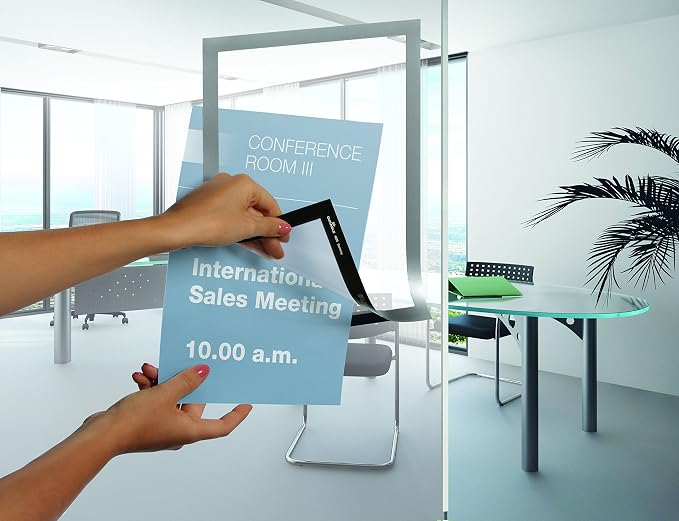Durable Duraframe Self-Adhesive Sign Holder - Image 8