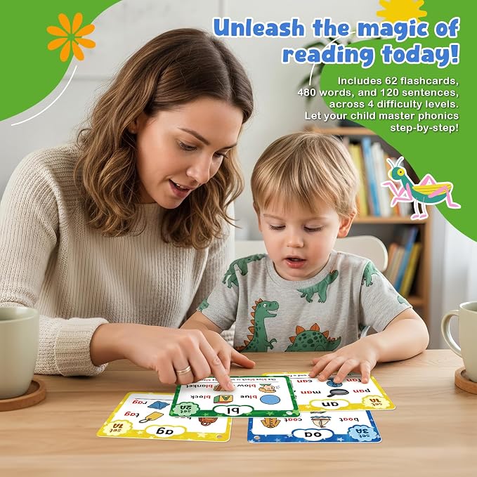 Phonics Flash Cards, Sight Words Flash Cards - Image 3