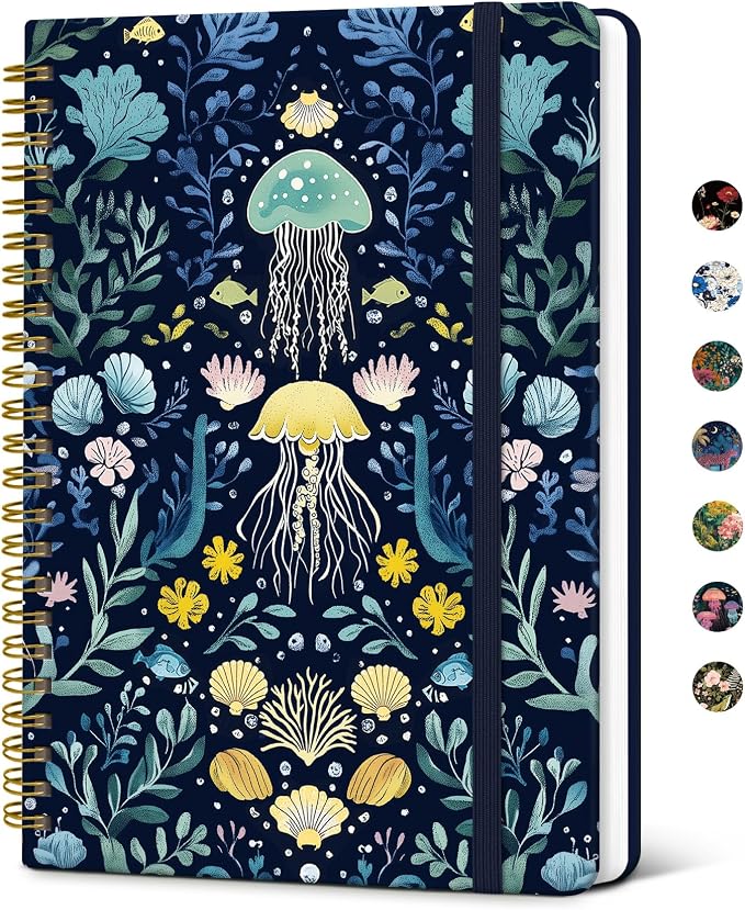 Taja Lined Spiral Notebook Journal by Taja