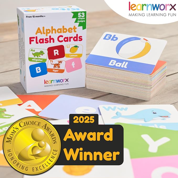 Alphabet Flash Cards for Toddlers | Award-Winning | 52 ABC Flashcards for Baby - Image 3