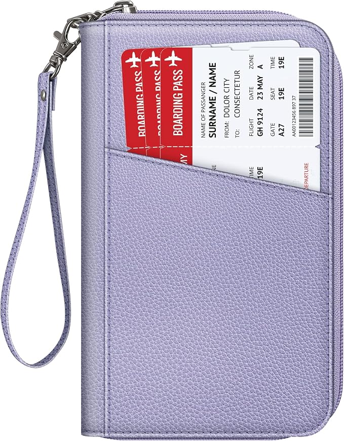 Fintie Family Passport Holder Wallet, RFID Blocking Travel Document Organizer by Fintie