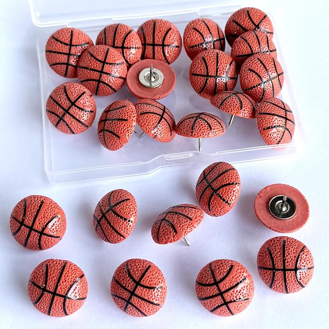 Push Pins for Wall, Thumb Tacks for Bulletin Board, Photos Wall & Maps by KEYDUACU