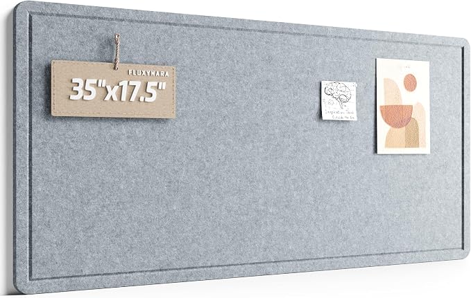 Fluxynara Bulletin Board, Foldable Felt Pin Board by FLUXYNARA
