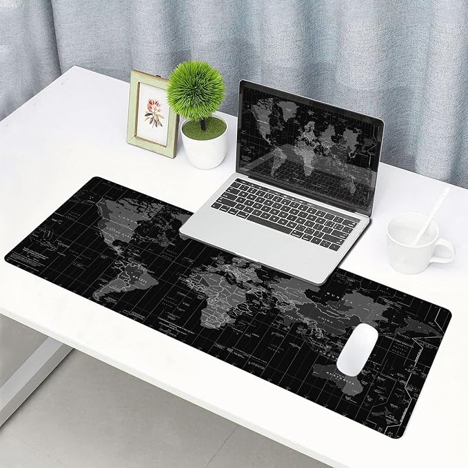 Large Gaming Mouse Pad with Stitched Edges, Desk Mat Extended Keyboard Pad - Image 6
