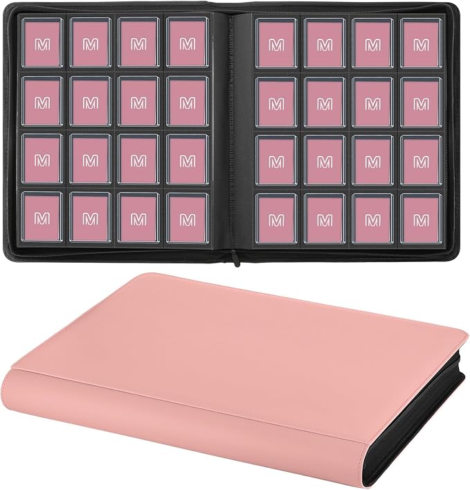 16 Pocket Toploader Binder, Holds 640 Top Loaders, Top Loader Binder by MOSLA