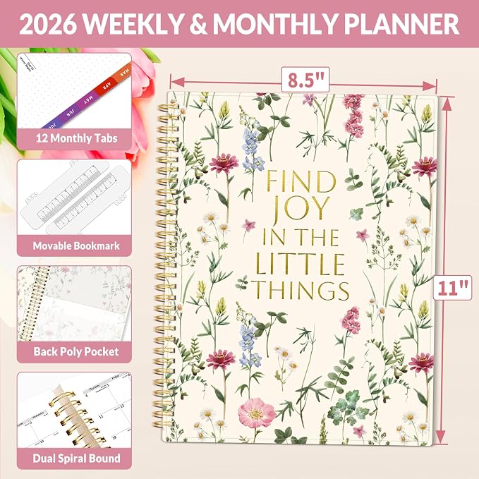 SUNEE 2026 Weekly and Monthly Planner - Image 4