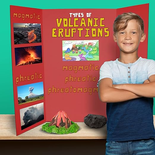 Flipside Products 36” x 48” Foam Project Boards for Presentations, Science Fair, School Projects, Event Displays and Trifold Picture Board - Red - 3 Pack-DeskLoop Office