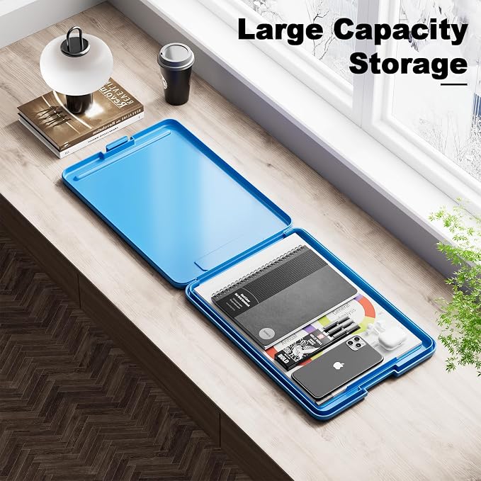 Hongri Clipboard with Storage, 8.5 x 11 Clip Board Foldable, Size 13.4 x 9.4 X - Image 6