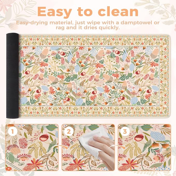 iCasso Desk Mouse Pad Extra Large, Office Desktop Mat - Image 6