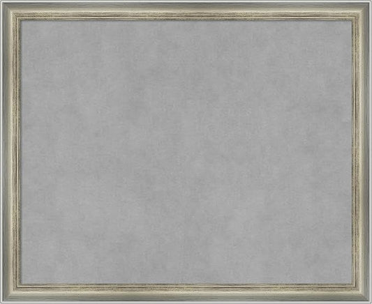 Amanti Art Silver Framed Magnetic Board 18x22 Small Vision Board by AmantiArt
