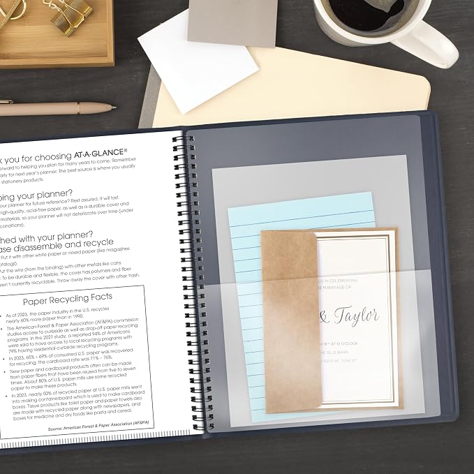 AT-A-GLANCE 2027 Planner, 15-Month Jan-Mar, Unruled Daily Blocks - Image 4