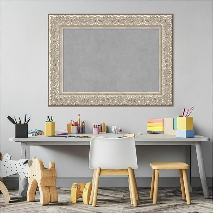 Amanti Art Silver Framed Magnetic Board 23x31 Medium Vision Board - Image 5