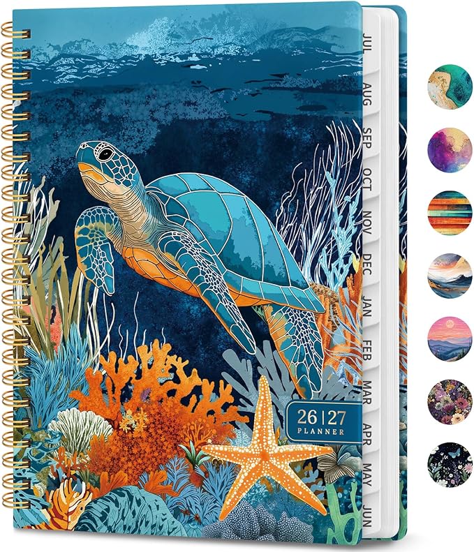 Academic Planner 2026-2027, Weekly and Monthly Calendar Book, July 2026 – June by JEJEGO