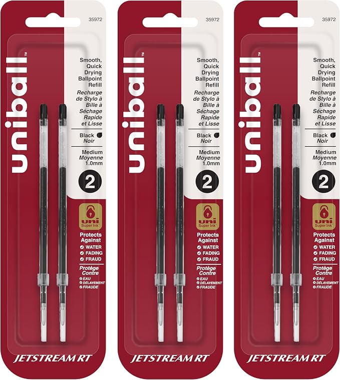Uni-Ball Jetstream RT Ballpoint Pen Refills by uni-ball