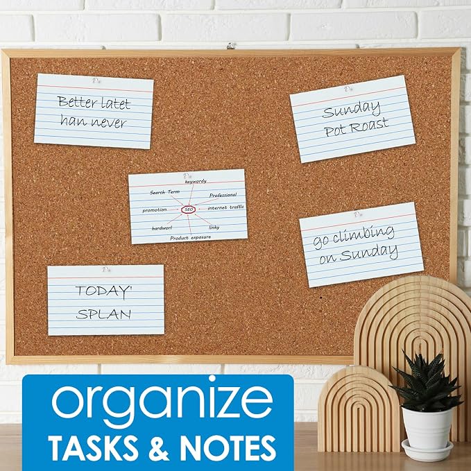 2000 Count White Index Cards 3x5, Lined Note Cards, Study Cards, Flash Cards - Image 7