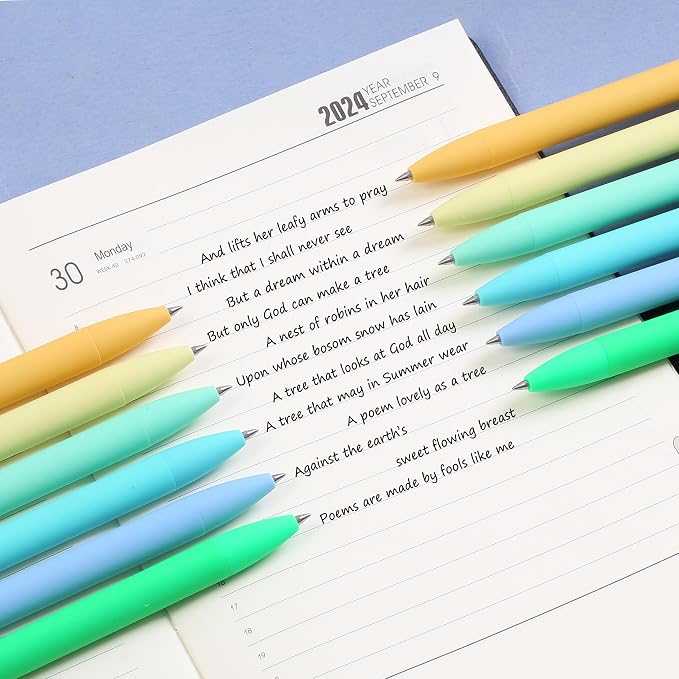 Mr. Pen- Retractable Gel Pens, 12 Pack, Fresh Color Barrels | Fine Point 0.5mm - Image 7