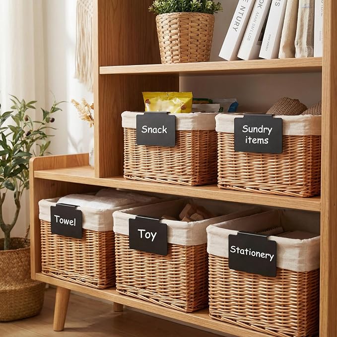 Chinco 80 Pcs Basket Label Clips Set Include 76 Removable Kitchen Clip Label - Image 7