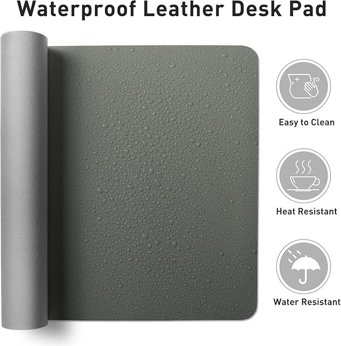 Aothia Faux Leather Desk Mat - Image 7