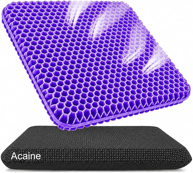 Extra Thick Large Pure Gel Seat Cushion by ACAINE