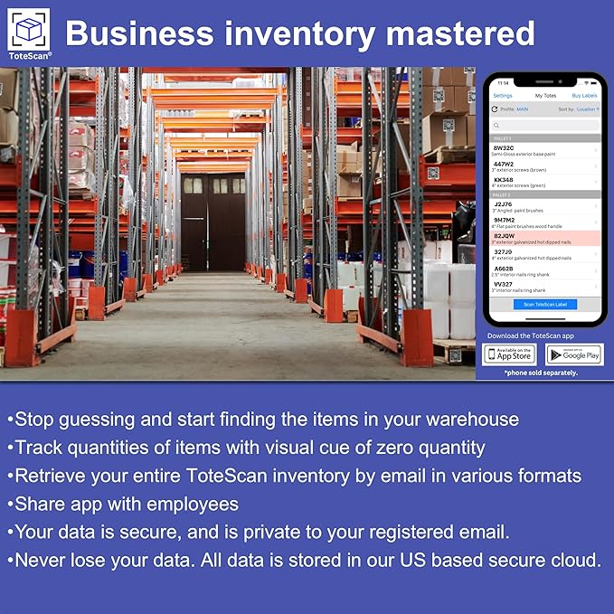 ToteScan Intelligent QR Labels for Organization/Moving/Storage - Image 5