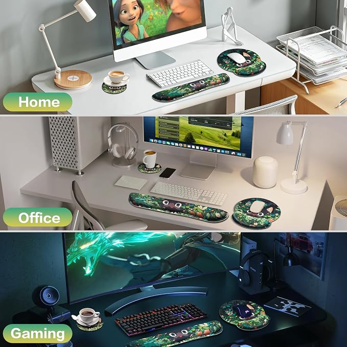 Ergonomic Keyboard Wrist Rest, Mouse Pad - Image 7