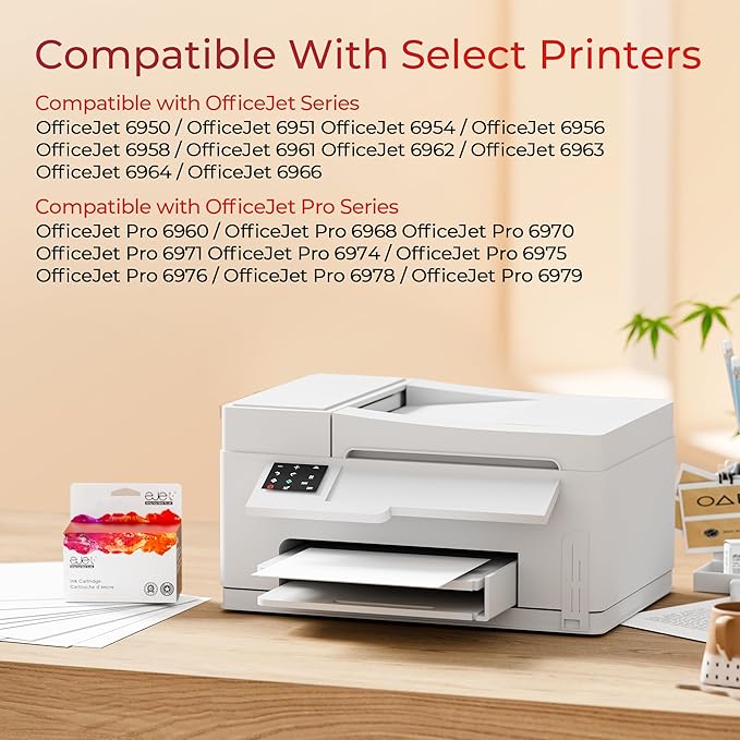 902XL Ink Cartridges for HP Printers Upgraded Replacement for HP 902 Ink Cartridges HP902XL Black Compatible for HP 902 XL Use to Officejet Pro 6978 6968 6958 6970 6962 6960 6975 Printer(2 Pack)-DeskLoop Office