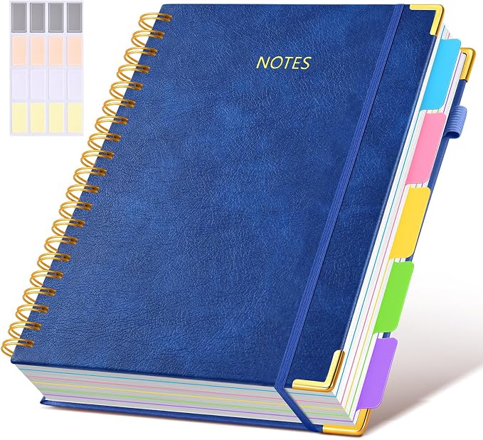 Hardcover Spiral Notebook 8.5"x11" Journal by dilitego